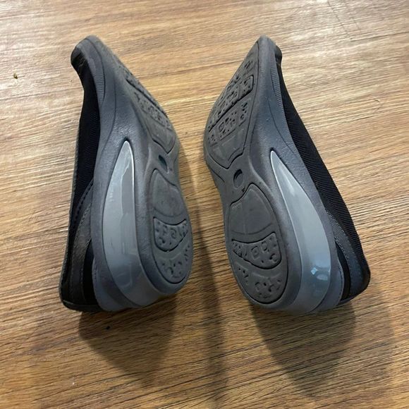 LAUNORY Women's Espadrilles shoes Black Gray size 7 - Picture 4 of 7